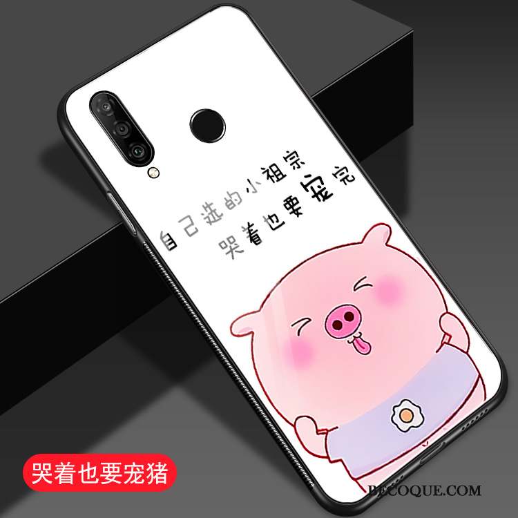 Huawei P30 Lite Dessin Animé Tout Compris Net Rouge Coque De Téléphone Charmant Étui