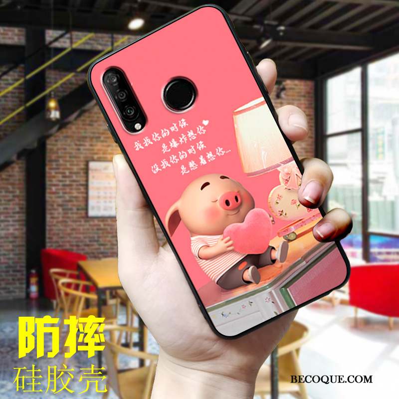 Huawei P30 Lite Incassable Charmant Étui Coque De Téléphone Fluide Doux