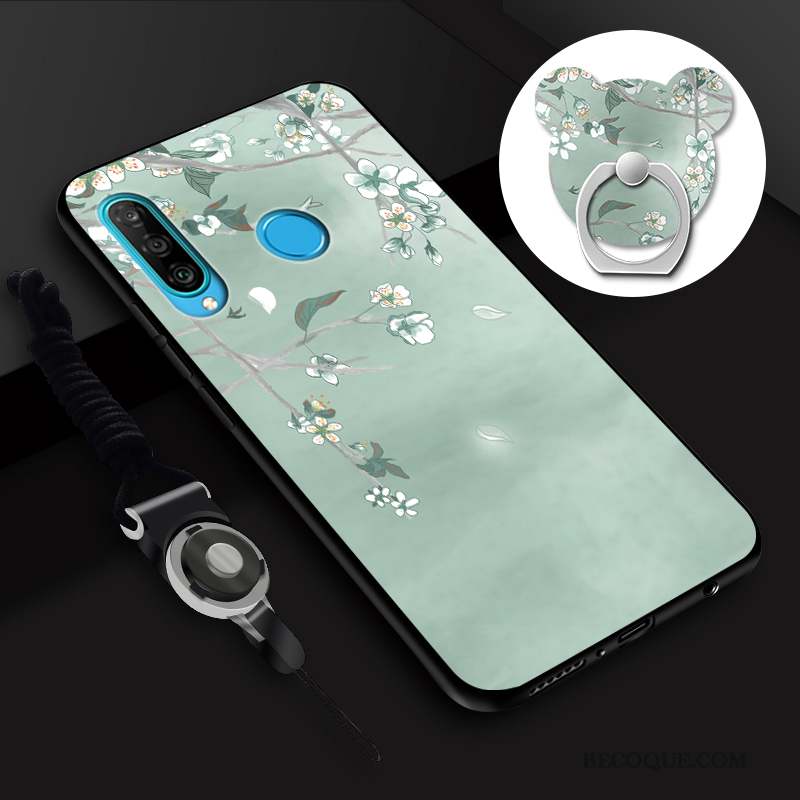 Huawei P30 Lite Mode Fluide Doux Étui Créatif Coque Incassable