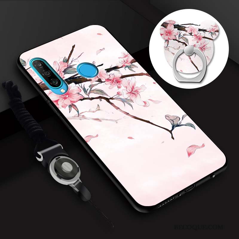 Huawei P30 Lite Mode Fluide Doux Étui Créatif Coque Incassable