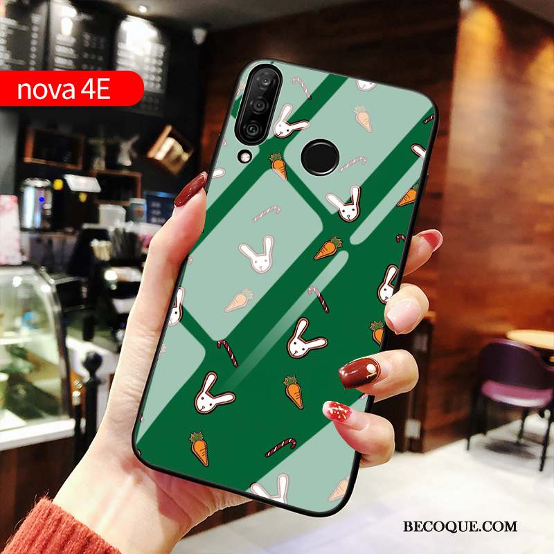 Huawei P30 Lite Personnalité Délavé En Daim Dessin Animé Net Rouge Coque De Téléphone