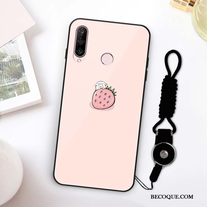 Huawei P30 Lite Rose Tout Compris Coque De Téléphone Incassable Silicone Tendance