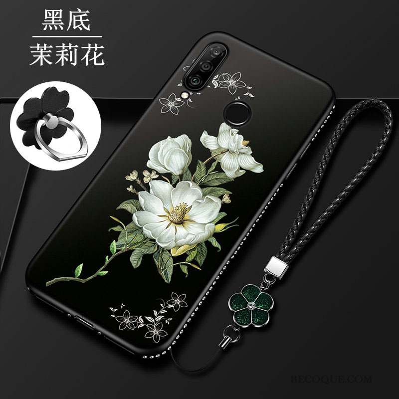 Huawei P30 Lite Tendance Incassable Étui Coque Téléphone Portable Noir