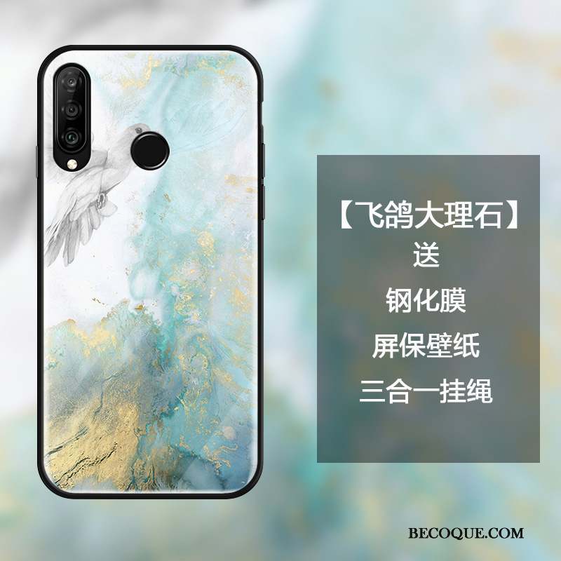 Huawei P30 Lite Vert Verre Coque De Téléphone Business Tout Compris Mode