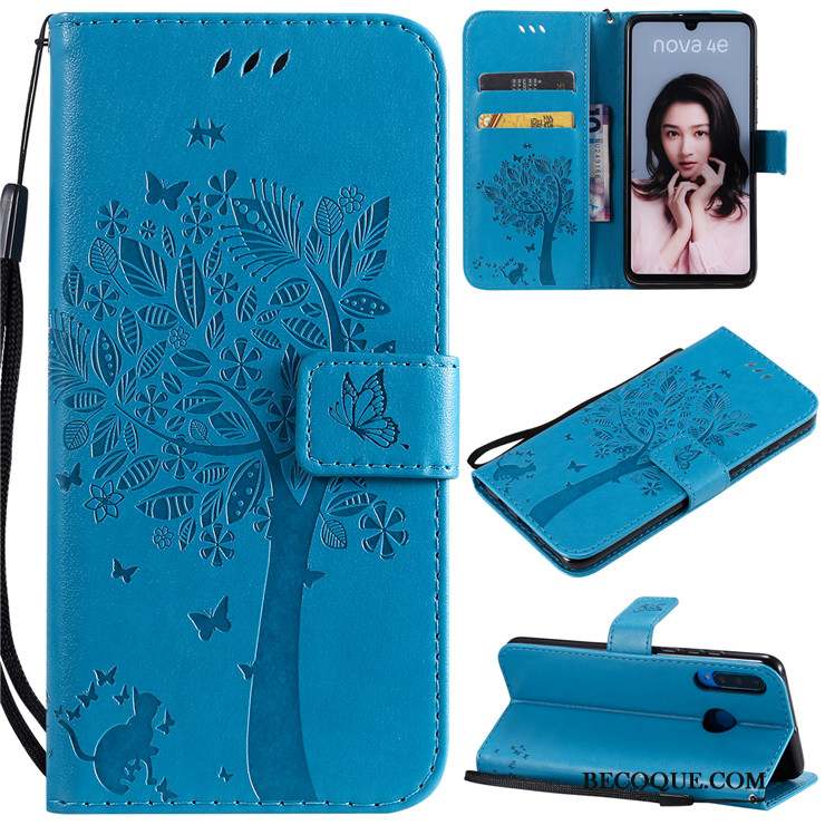 Huawei P30 Lite Étui Vert Incassable Étui En Cuir Coque De Téléphone Téléphone Portable