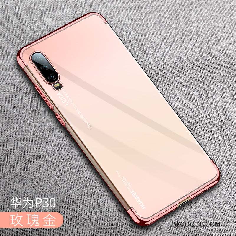 Huawei P30 Personnalité Net Rouge Créatif Clair Légères Coque De Téléphone