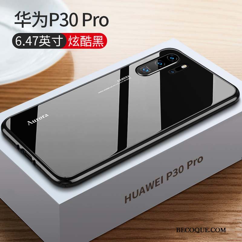 Huawei P30 Pro Border Difficile Créatif Bleu Étui Coque De Téléphone