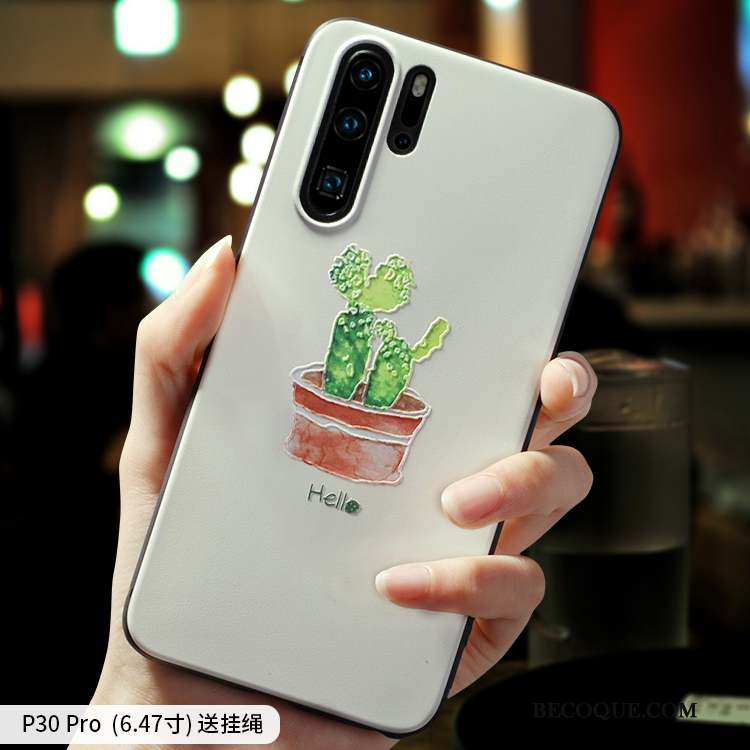 Huawei P30 Pro Coque Créatif Nouveau Petit Étui Net Rouge Frais