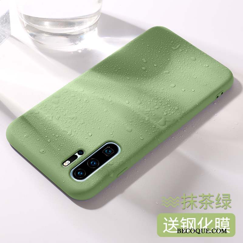 Huawei P30 Pro Coque Fluide Doux Silicone Incassable Marque De Tendance Tout Compris