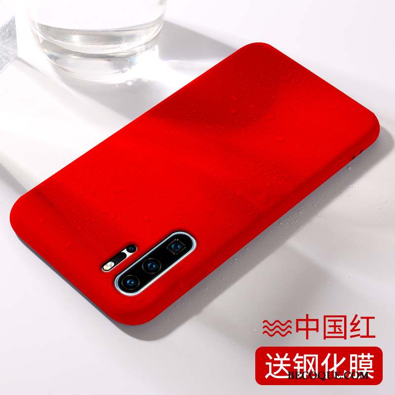 Huawei P30 Pro Coque Fluide Doux Silicone Incassable Marque De Tendance Tout Compris