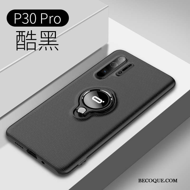 Huawei P30 Pro Coque Incassable Fluide Doux Magnétisme Tendance Protection Téléphone Portable