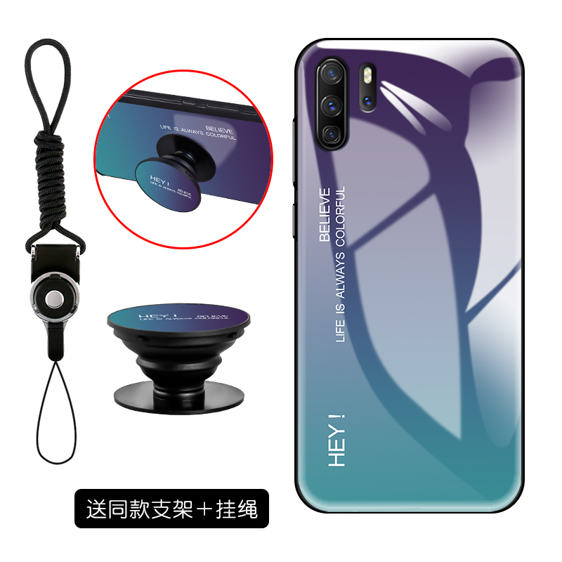 Huawei P30 Pro Coque Tout Compris Créatif Protection Simple Miroir Étui