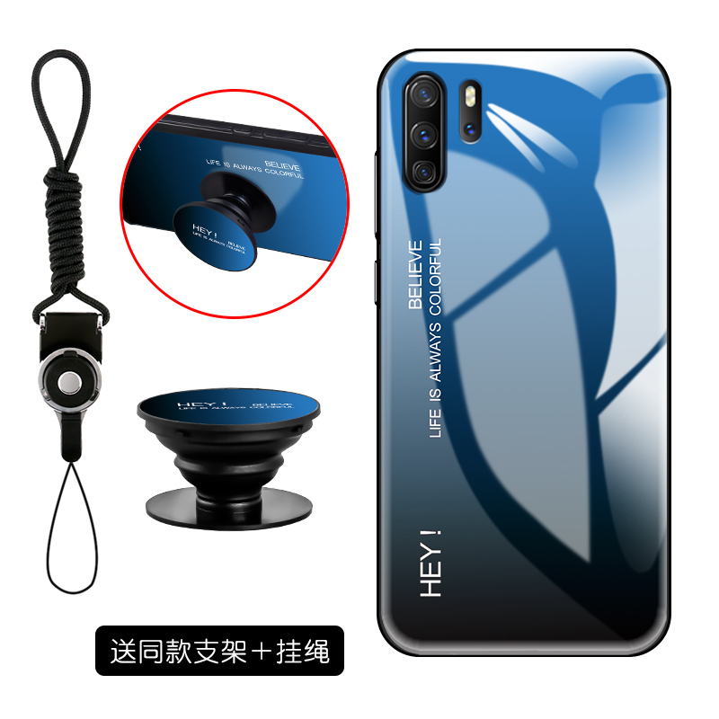 Huawei P30 Pro Coque Tout Compris Créatif Protection Simple Miroir Étui