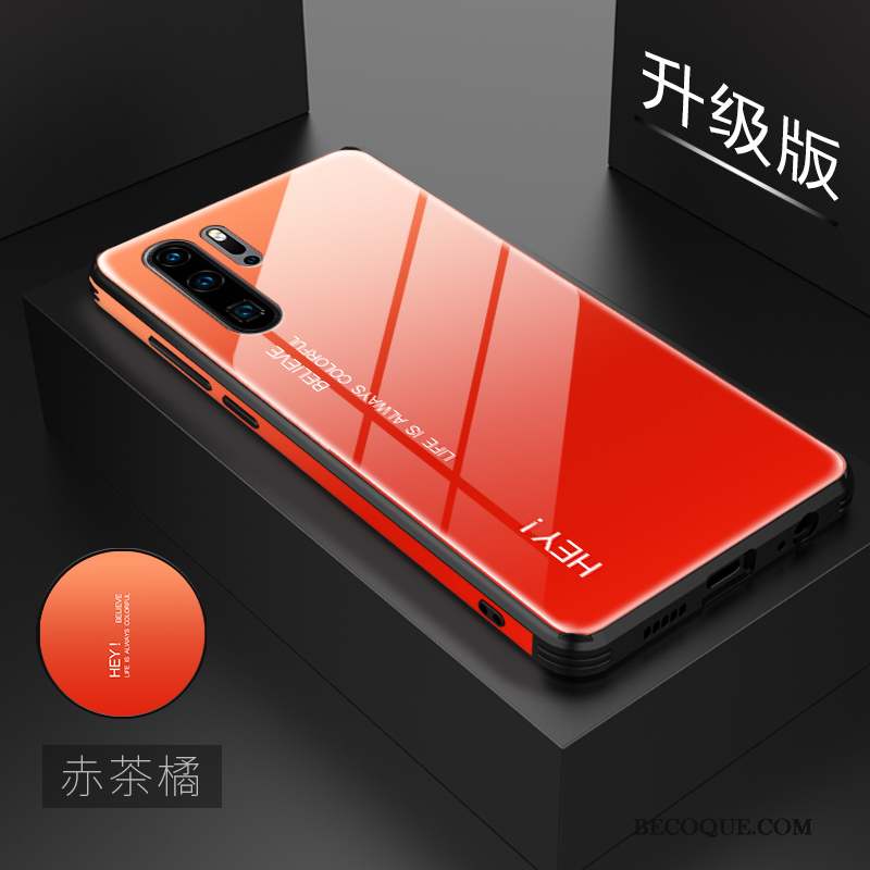 Huawei P30 Pro Coque Tout Compris Créatif Protection Simple Miroir Étui