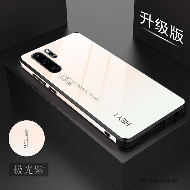 Huawei P30 Pro Coque Tout Compris Créatif Protection Simple Miroir Étui