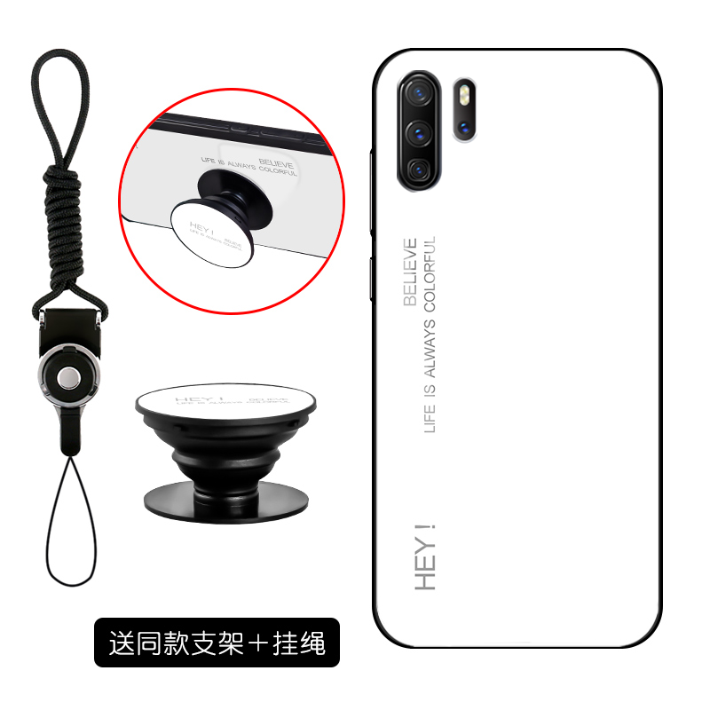 Huawei P30 Pro Coque Tout Compris Créatif Protection Simple Miroir Étui