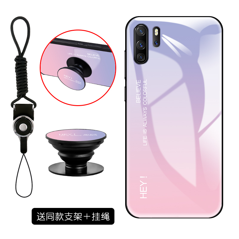 Huawei P30 Pro Coque Tout Compris Créatif Protection Simple Miroir Étui