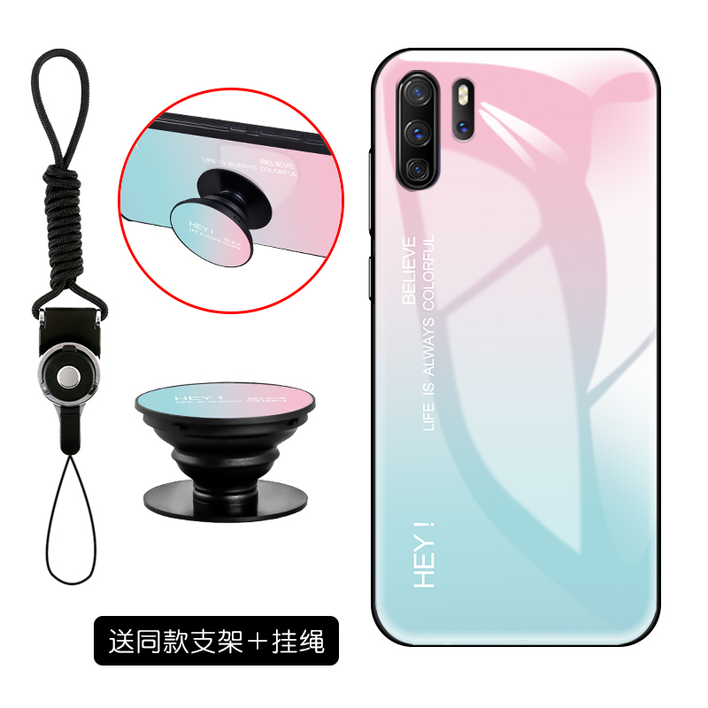 Huawei P30 Pro Coque Tout Compris Créatif Protection Simple Miroir Étui