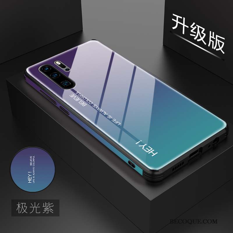 Huawei P30 Pro Coque Tout Compris Créatif Protection Simple Miroir Étui