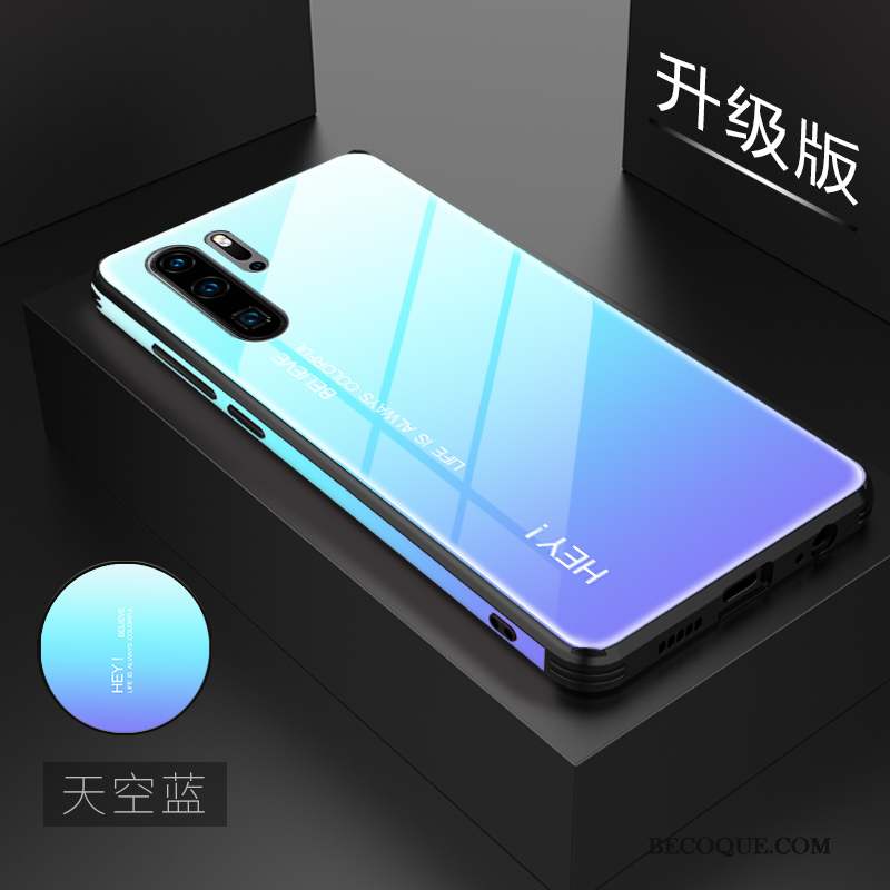 Huawei P30 Pro Coque Tout Compris Créatif Protection Simple Miroir Étui