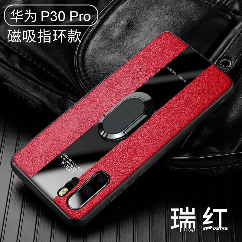 Huawei P30 Pro Coque À Bord Tout Compris Tendance Protection Étui En Cuir Incassable