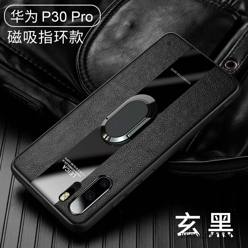 Huawei P30 Pro Coque À Bord Tout Compris Tendance Protection Étui En Cuir Incassable