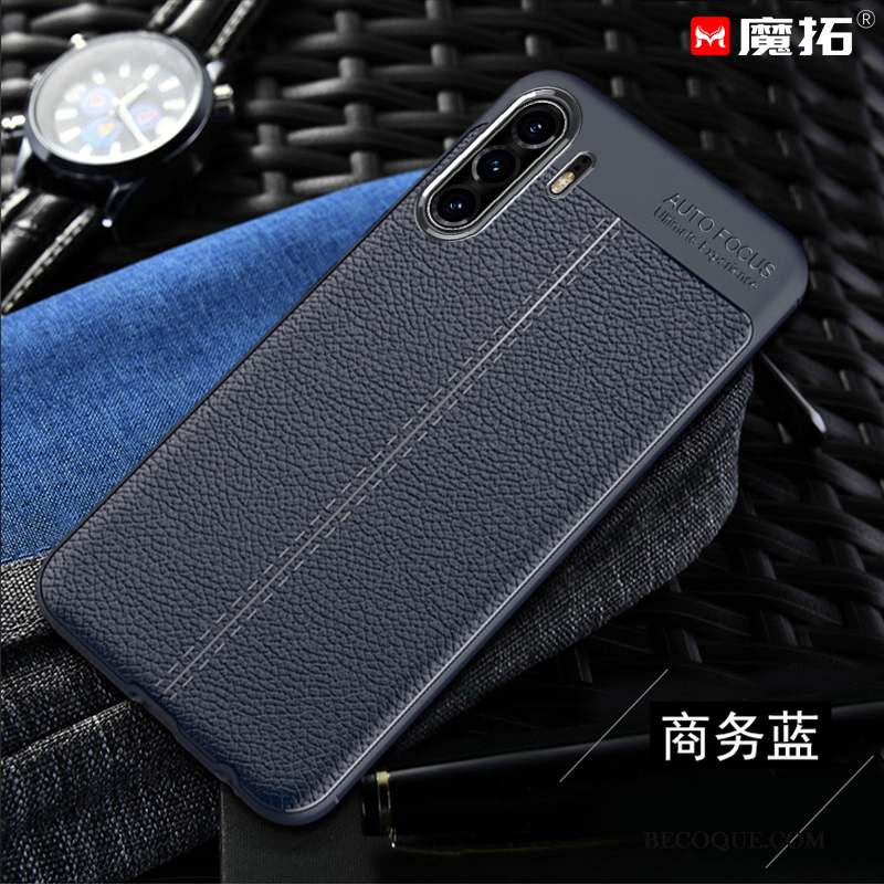 Huawei P30 Pro Coque Étui Fluide Doux Protection Nouveau Étui En Cuir Noir