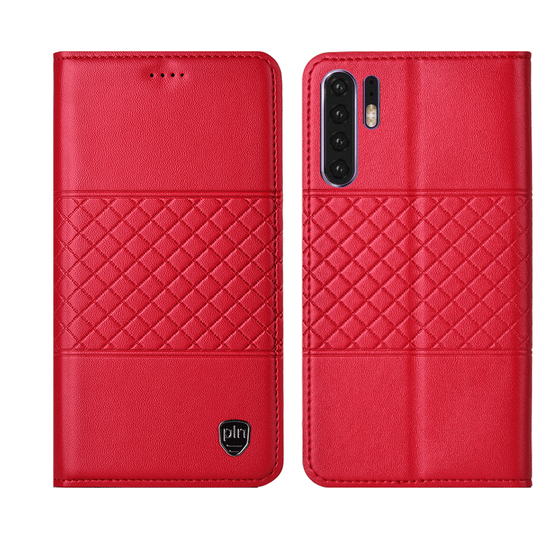 Huawei P30 Pro Incassable Fluide Doux Jaune Silicone Coque De Téléphone Cuir Véritable