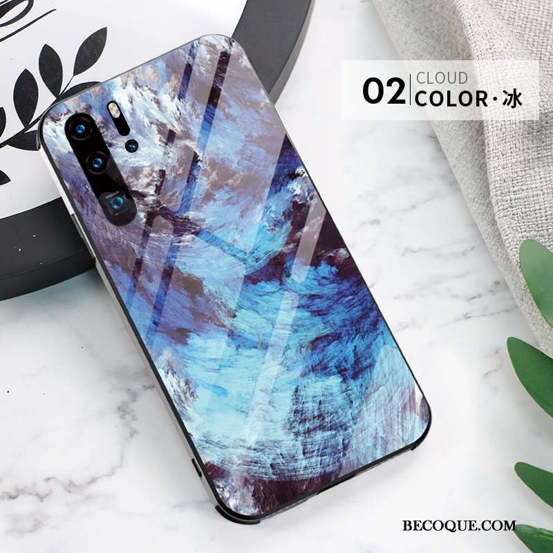 Huawei P30 Pro Personnalité Créatif Simple Luxe Coque De Téléphone Marque De Tendance