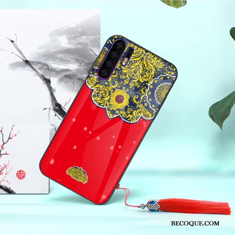 Huawei P30 Pro Protection Personnalité Fluide Doux Coque De Téléphone Créatif Étui