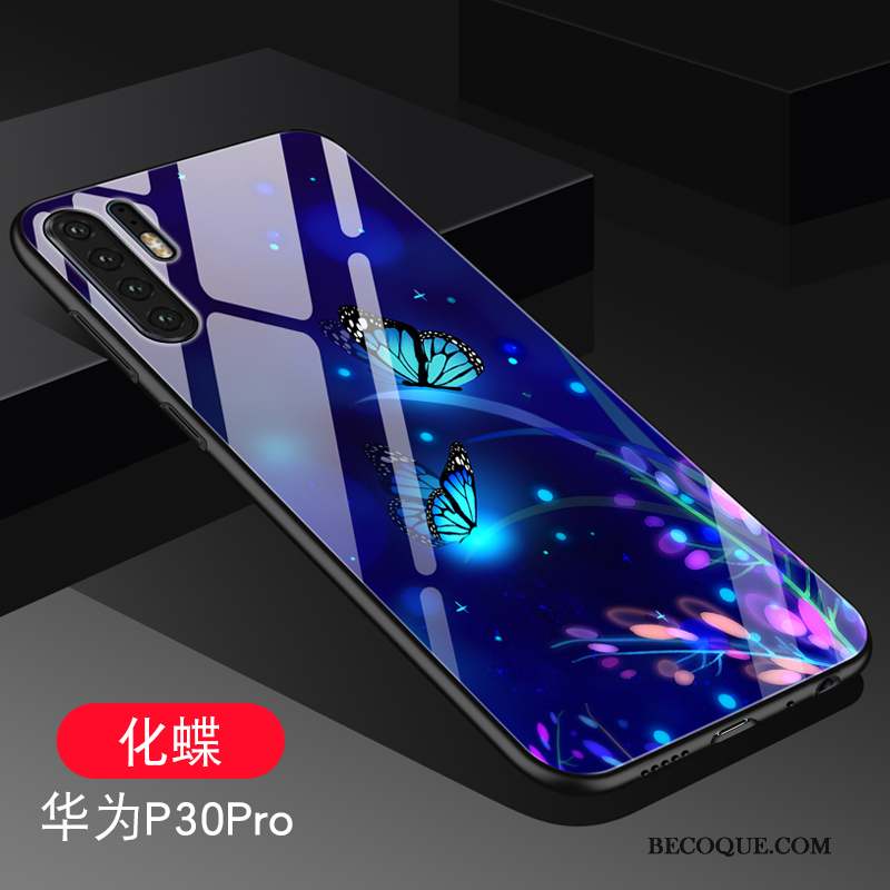 Huawei P30 Pro Tout Compris Coque De Téléphone Incassable Personnalité Marque De Tendance Verre