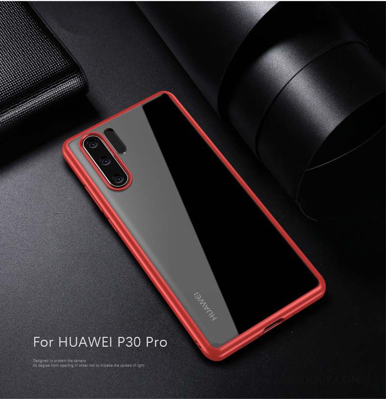 Huawei P30 Pro Tout Compris Coque En Silicone Incassable Créatif Étui Bleu