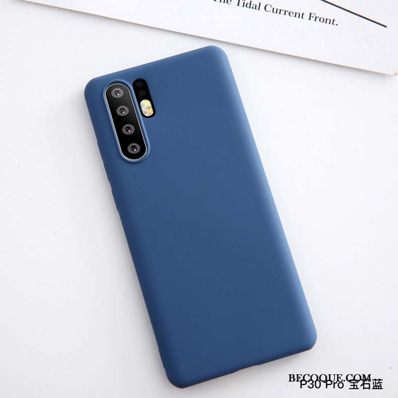 Huawei P30 Pro Tout Compris Silicone Étui En Cuir Incassable Rouge Coque De Téléphone