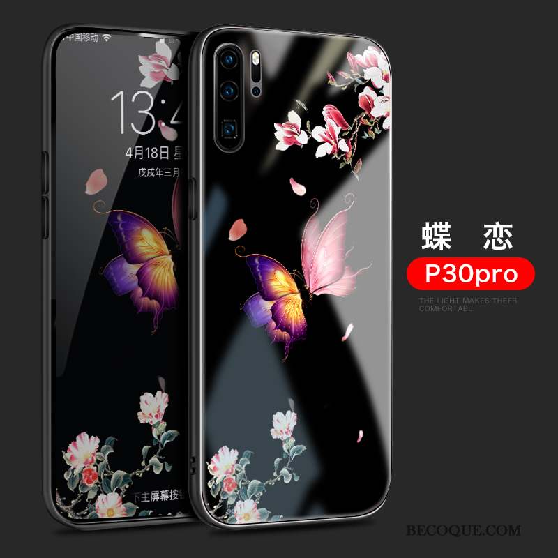 Huawei P30 Pro Tout Compris Transparent Étui Très Mince Coque De Téléphone Verre