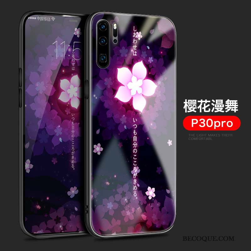 Huawei P30 Pro Tout Compris Transparent Étui Très Mince Coque De Téléphone Verre