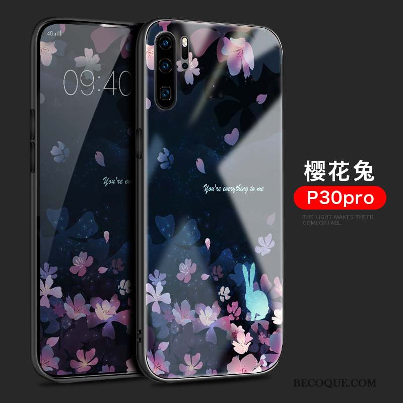 Huawei P30 Pro Tout Compris Transparent Étui Très Mince Coque De Téléphone Verre