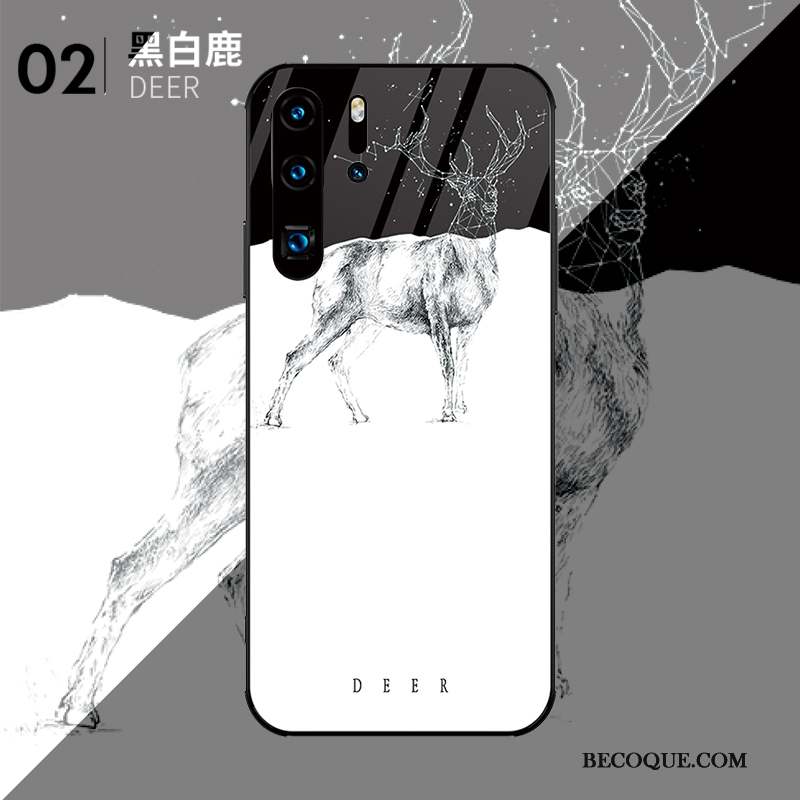 Huawei P30 Pro Verre Très Mince Coque De Téléphone Créatif Simple Luxe