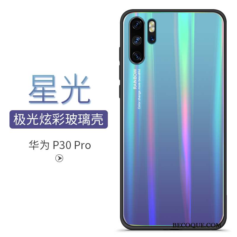 Huawei P30 Pro Étui Coque Tout Compris Dégradé Miroir Protection