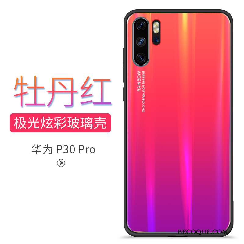 Huawei P30 Pro Étui Coque Tout Compris Dégradé Miroir Protection