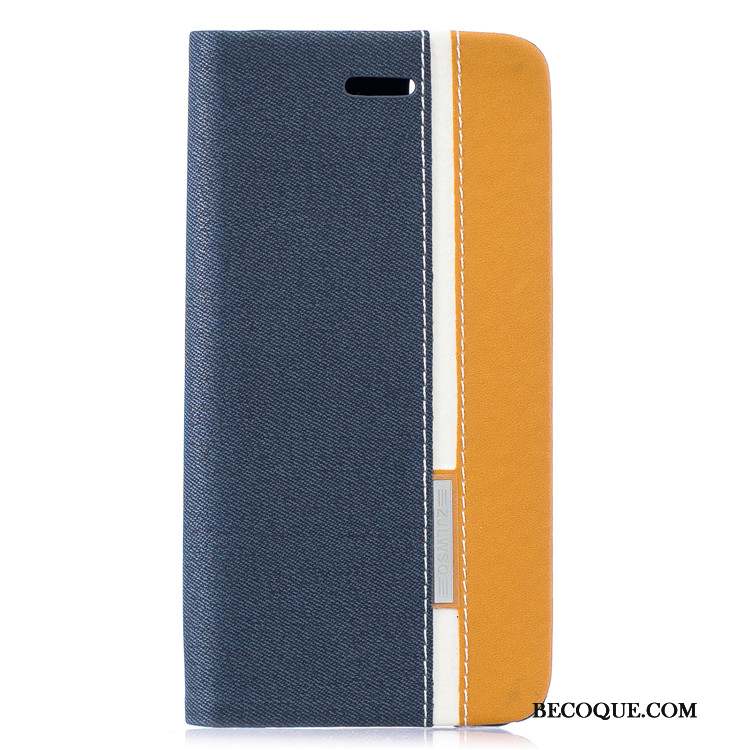 Huawei P30 Support Business Coque De Téléphone Étui En Cuir Incassable Jaune