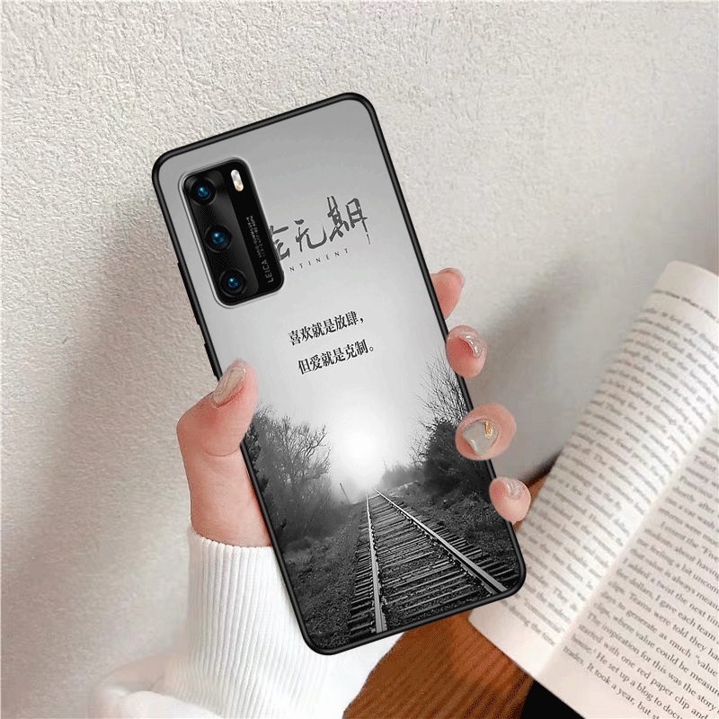 Huawei P40 Coque De Téléphone Art Incassable Fluide Doux Personnalisé Vent