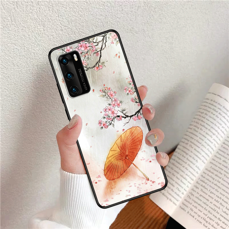 Huawei P40 Coque De Téléphone Art Incassable Fluide Doux Personnalisé Vent