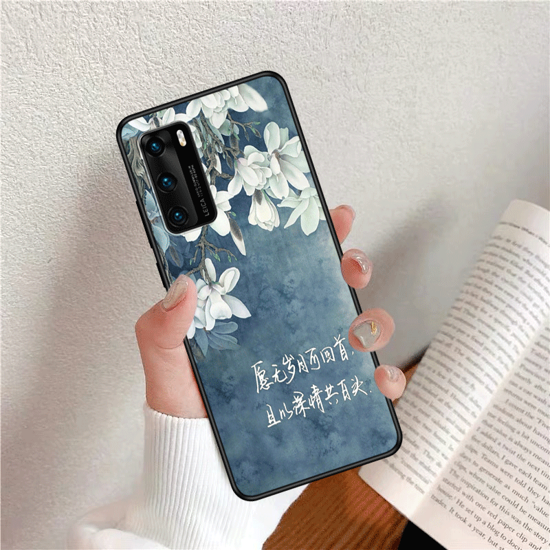 Huawei P40 Coque De Téléphone Art Incassable Fluide Doux Personnalisé Vent