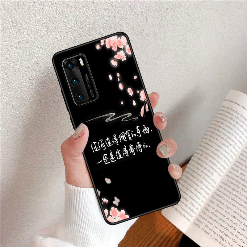 Huawei P40 Coque De Téléphone Art Incassable Fluide Doux Personnalisé Vent