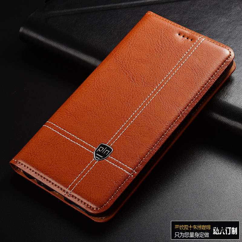 Huawei P40 Coque Luxe Protection Étui Étui En Cuir Housse Cuir Véritable