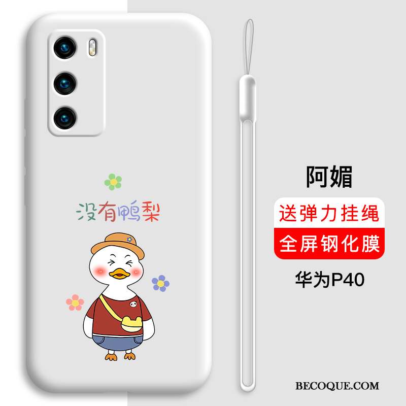 Huawei P40 Coque Étui Charmant Dessin Animé Incassable Personnalité Créatif