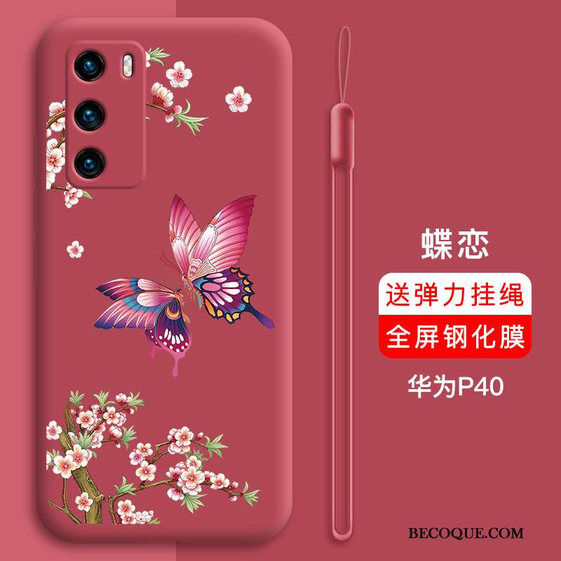 Huawei P40 Coque Étui Charmant Dessin Animé Incassable Personnalité Créatif