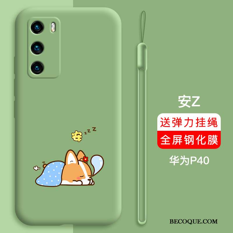 Huawei P40 Coque Étui Charmant Dessin Animé Incassable Personnalité Créatif