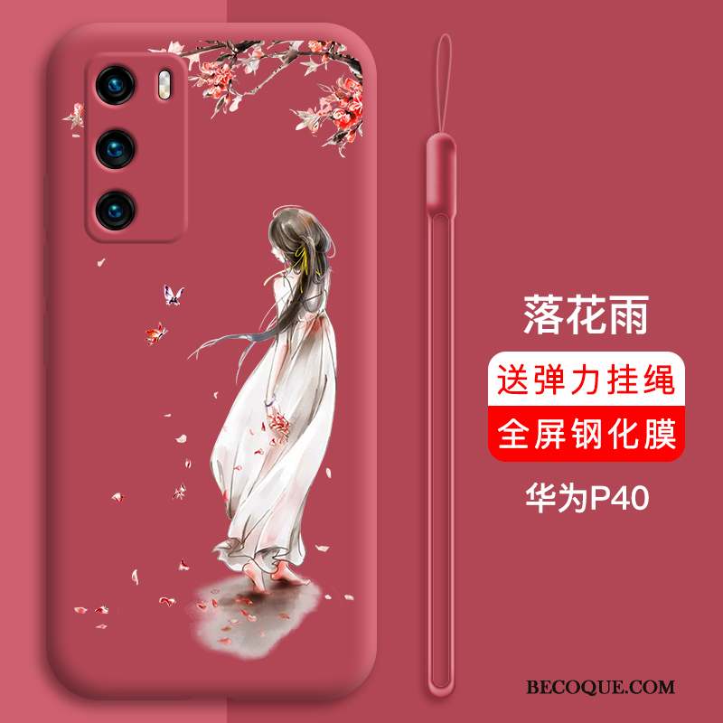 Huawei P40 Coque Étui Charmant Dessin Animé Incassable Personnalité Créatif