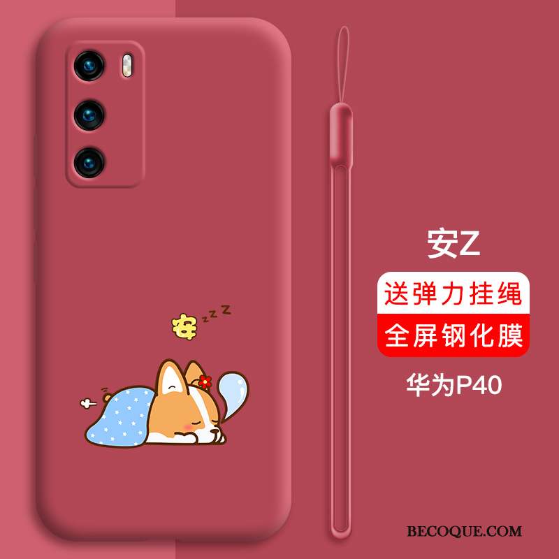 Huawei P40 Coque Étui Charmant Dessin Animé Incassable Personnalité Créatif